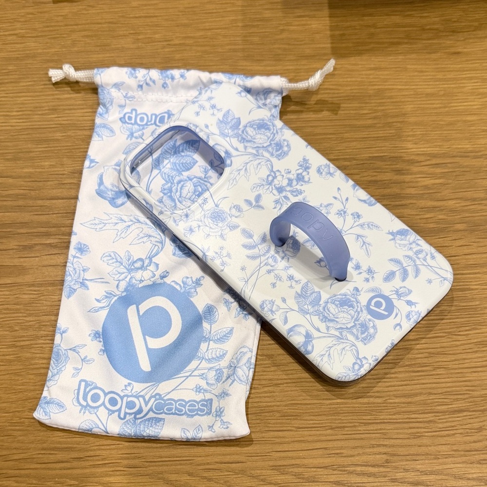 LoopyCases Blue Floral Phone Case